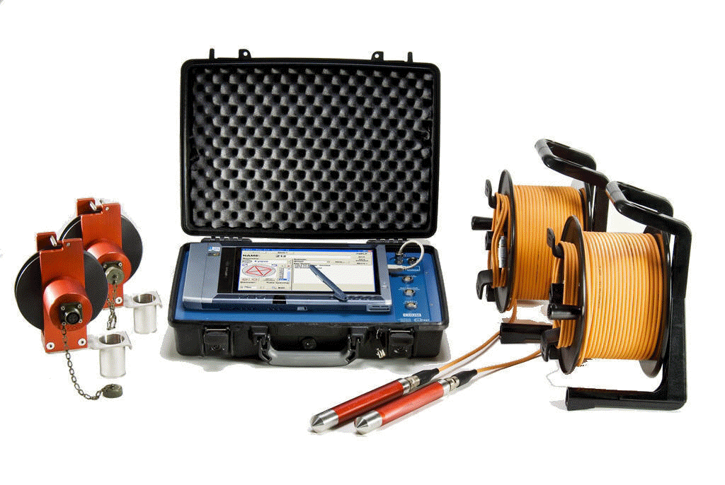 Rst chum cross hole logging test kit