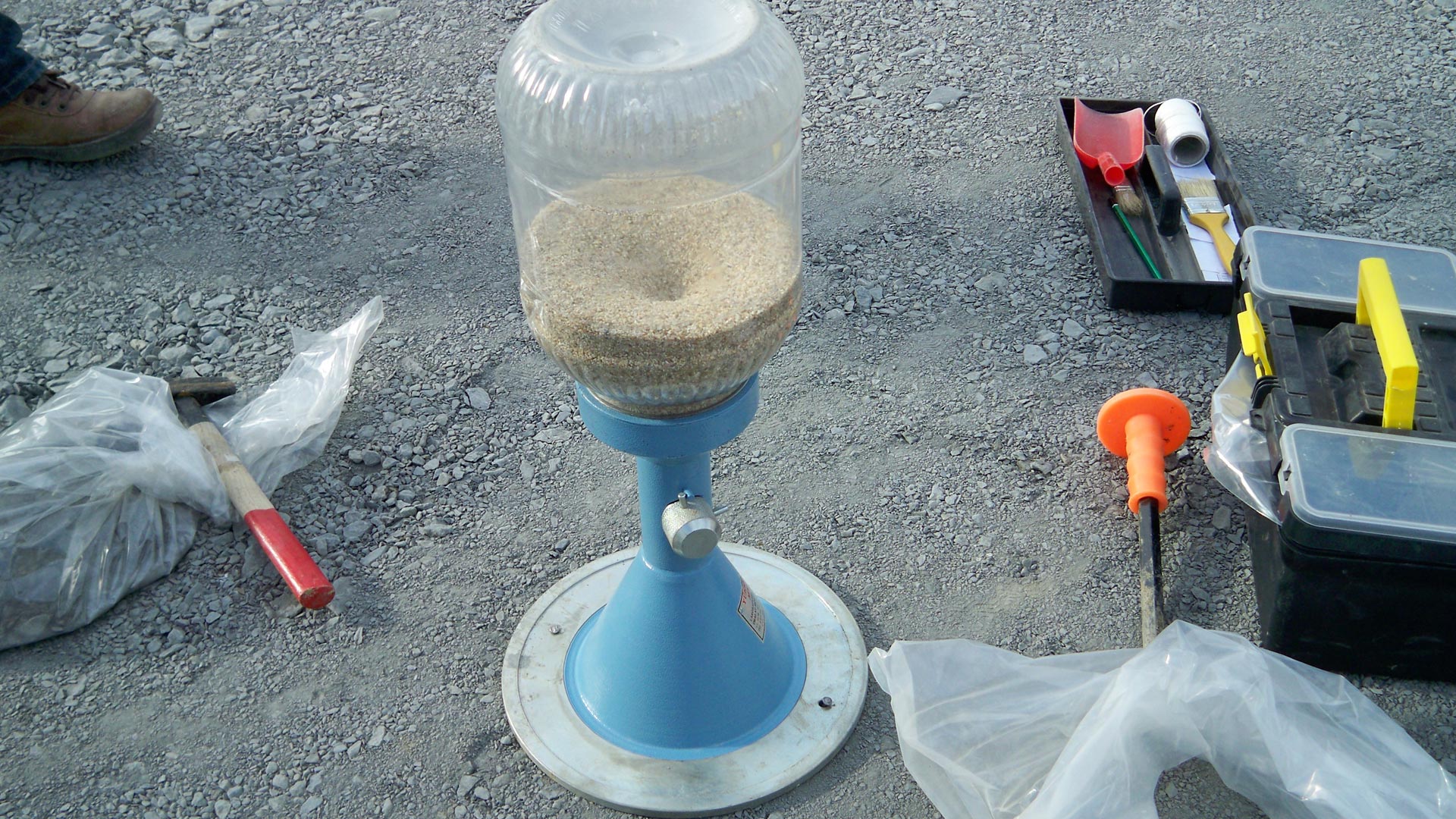 Sand Cone Test